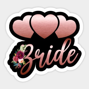 Bride Bridal Wedding Bachelorette Party Sticker